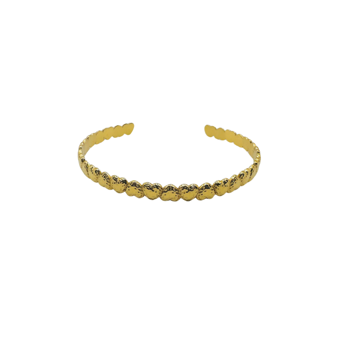 Brazalete Corazones Martillados - Imagen 3