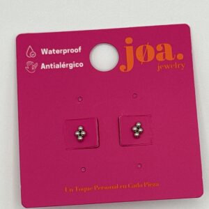 Piercing ARO PASANTE CUATRO ESFERAS PLATA