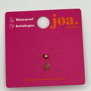 Piercing FLOR COLGANTE ORO 18K