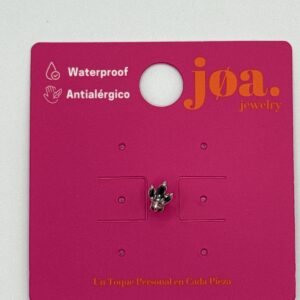 Piercing TRES HOJAS PIEDRA NEGRA