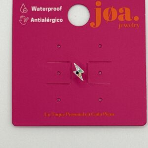 Piercing RAYO BRILLANTE PLATA