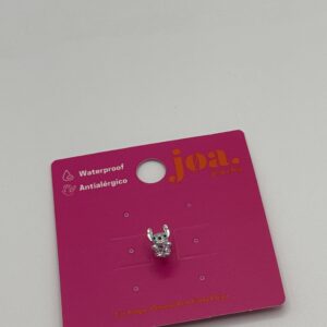 Piercing STITCH PLATA PIEDRA LILA