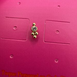 Piercing BRILLANTE ESFERAS ORO 18K