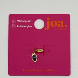 Charm HUEVO PIEDRA LILA