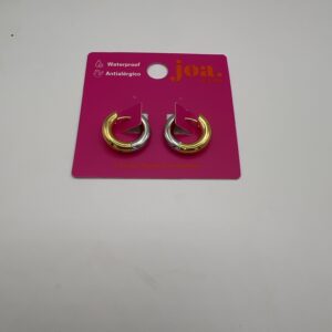 Pendiente ARO MIXTO PLATA