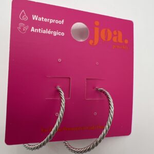 Pendiente ARO M TORSIÓN PLATA