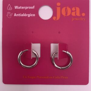 Pendiente ARO CLICKER L PLATA