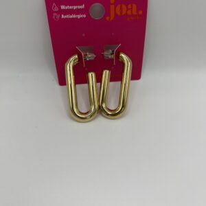 Pendiente ESLABÓN GIGANTE ORO 18K