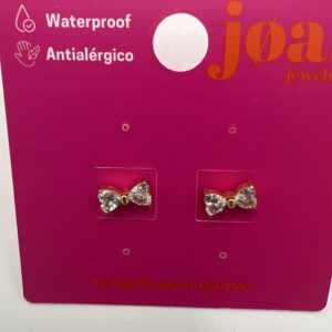 Pendiente LAZO CIRCONITA ORO 18K