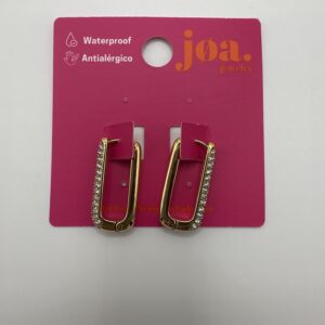 Pendiente ESLABÓN BRILLANTES L ORO 18K