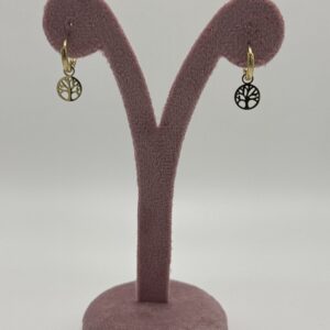 Pendiente ARBOL DE LA VIDA ARO CLICKER ORO