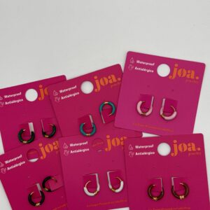 Pendiente CLICKER ESMALTADO COLORES M