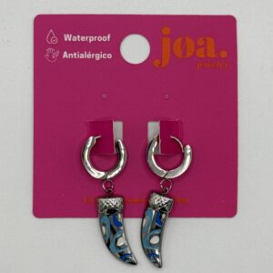 Pendiente CLICKER FANG PLATA