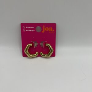 Pendiente NUBE HEXAGONAL M ORO 18K