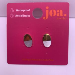 Pendiente ARMONIA OVALO ORO 18K