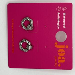 Pendiente TORCIDO CIRCULAR S PLATA