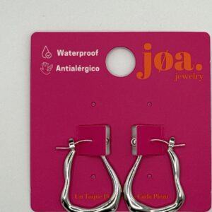 Pendiente RÚSTICO FINO PLATA