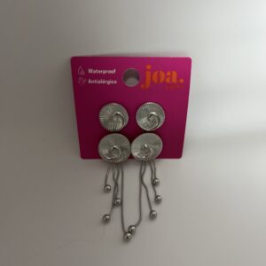 Pendiente COLGANTES OREJA DE RATÓN PLATA