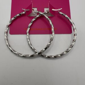 Pendiente ARO TORSIÓN PLATA