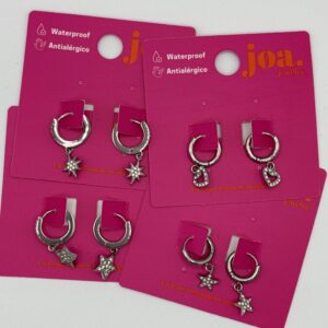 Pendiente AMULETO CIRCONITA PLATA