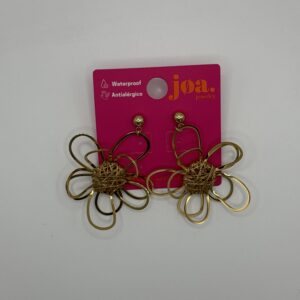 Pendiente COLGANTES FLOR GIGANTE ORO