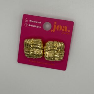 Pendiente BOTÓN ANTIGUO ORO