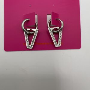 Pendiente CLICKER TRIÁNGULO PLATA