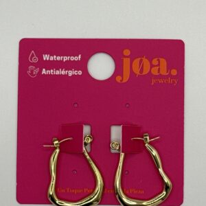 Pendiente RÚSTICO FINO ORO 18 K