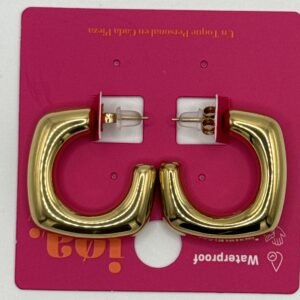 Pendiente CUADRADO GRUESO ORO 18 K