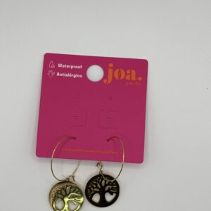 Pendiente ARBOL DE LA VIDA MEDALLA ORO