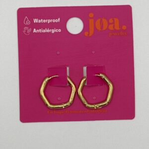 Pendiente HEXÁGONO CLICKER L ORO