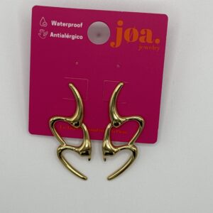 Pendiente LLAMAS DE FUEGO ORO