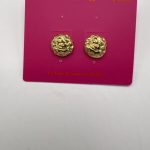 Pendiente BUTTON ORO 18K