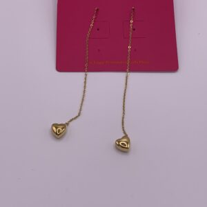 Pendiente COLGANTES CORAZON ORO 18K