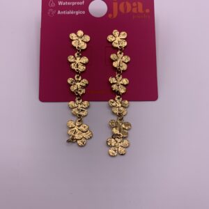 Pendiente FLOWER CHAIN ORO 18K