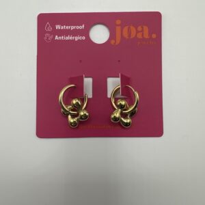 Pendiente ARO POMPA ORO 18K