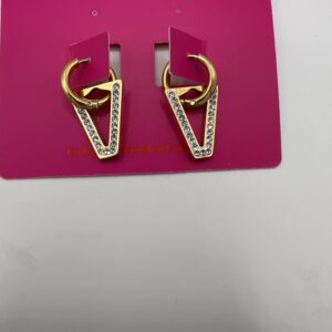 Pendiente CLICKER TRIÁNGULO ORO 18K