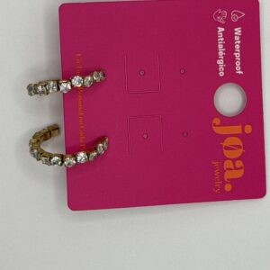 Pendiente ARO CIRCONITA BRILLANTE ORO 18 K