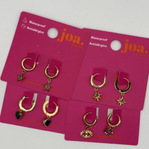 Pendiente AMULETO CIRCONITA ORO 18K