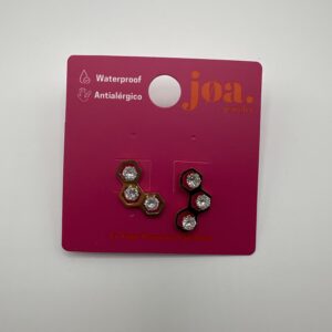 Pendiente BEE HEX ORO 18K