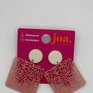 Pendiente GEOMÉTRICO ROSAS