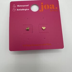 Pendiente ARGOLLA MINI CORAZON ORO 18K