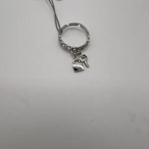 Anillo AMOR ENCADENADO PLATA