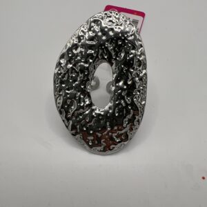 Anillo MARTILLADO XL PLATA