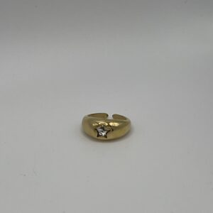 Anillo ESTRELLA BRILLANTE ORO