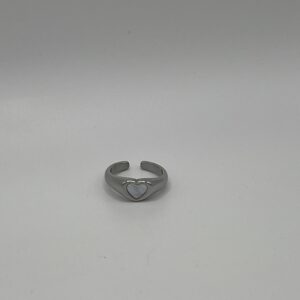 Anillo CORAZÓN NÁCAR PLATA