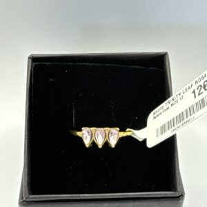Anillo TRINITY LEAF ROSA ORO