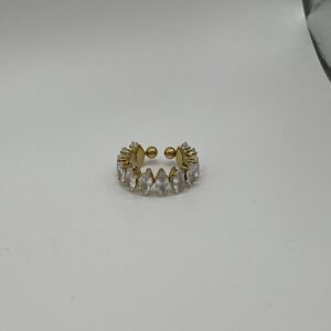 Anillo MARQUISE BRILLANTE BLANCO ORO