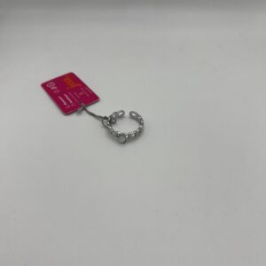 Anillo ESLABÓN NÁCAR PLATA