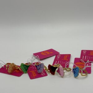 Anillo COLA DE PEZ MULTICOLOR ORO